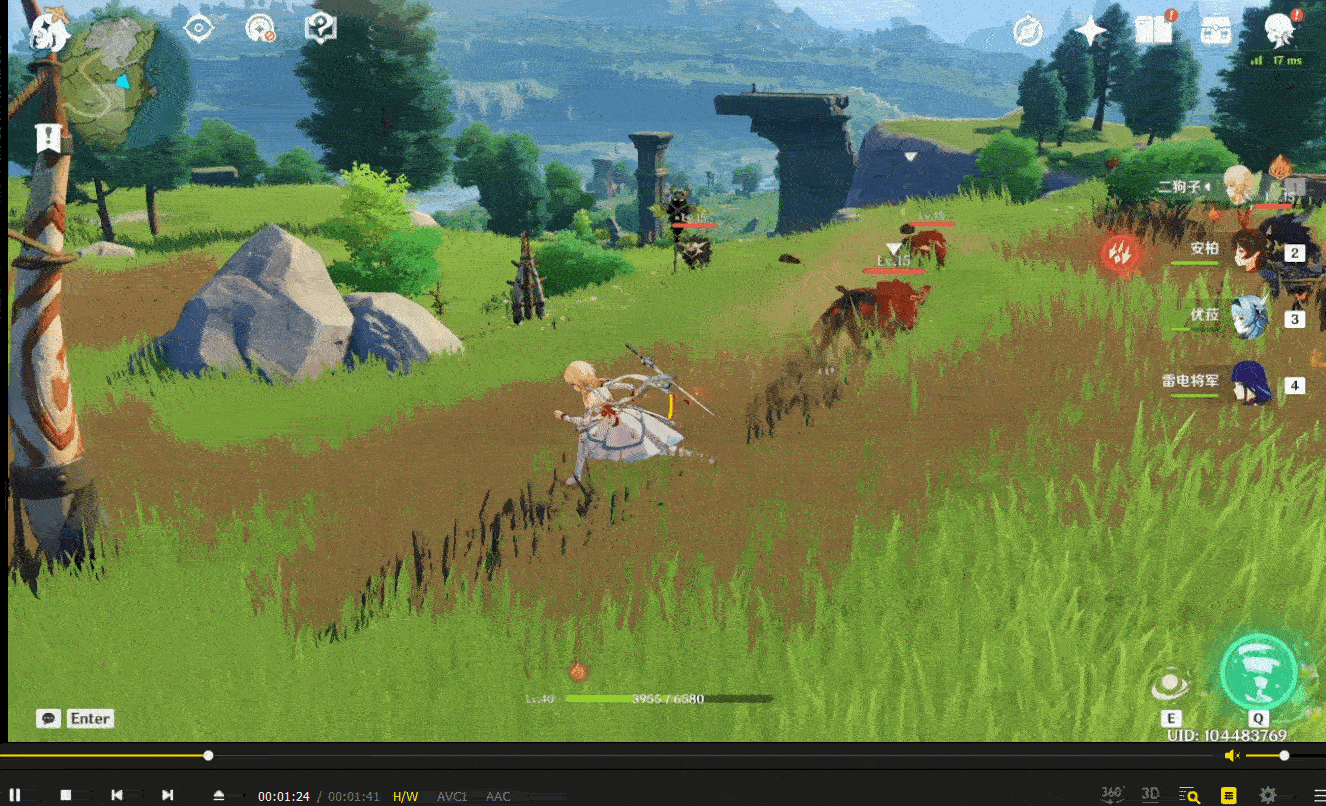 原神中的自动索敌